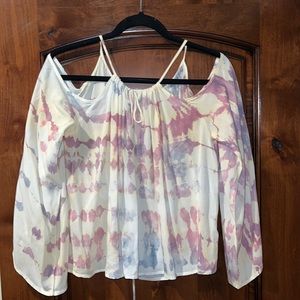 Blue Life (Planet Blue) tie-dye shirt size Large.